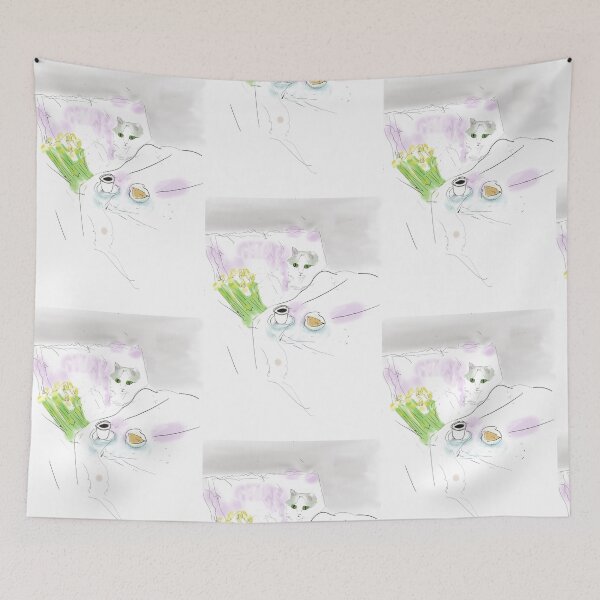 Item preview, Cat in bed designed and sold by Jacinta hunt.