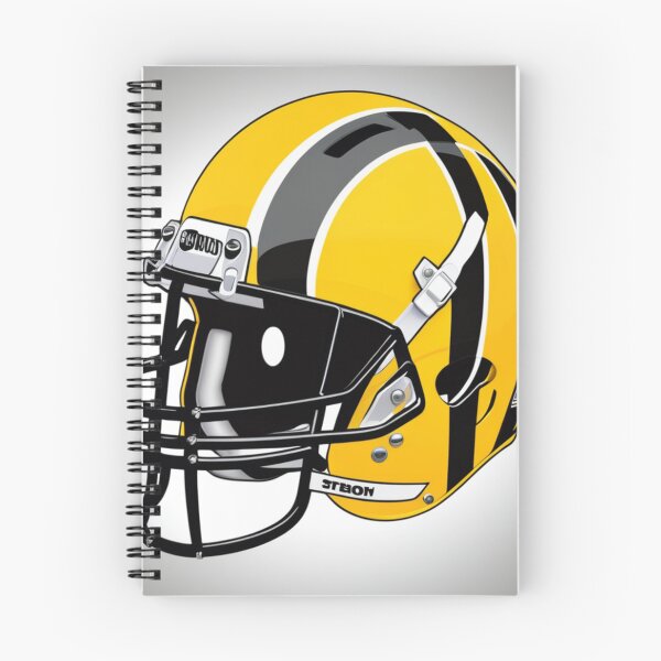 Item preview, YELLOW GRIDIRON HELMET- FRIDAY NIGHT LIGHTS designed and sold by Eandbeyond.