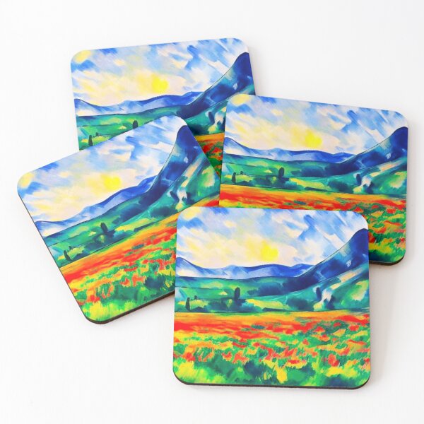 Item preview, Mountains with Tulip Fields designed and sold by George Hutton Hunter.