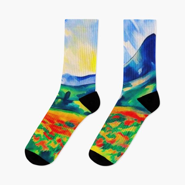 Item preview, Mountains with Tulip Fields designed and sold by George Hutton Hunter.