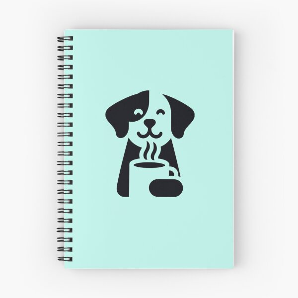 Item preview, Dog Icon Drinking Coffee  designed and sold by SnuggleSafari.