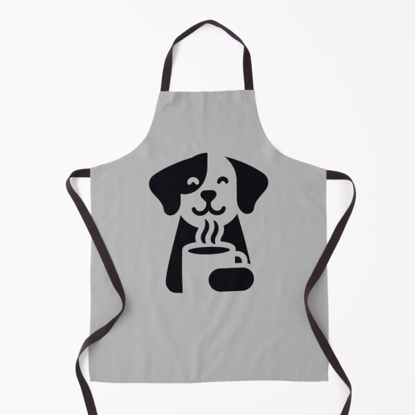 Item preview, Dog Icon Drinking Coffee  designed and sold by SnuggleSafari.