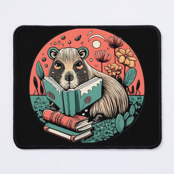 Item preview, Cozy Reading Capybara designed and sold by slicksquid.