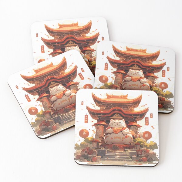 Item preview, LUCKY CAT japannese maneki neko designed and sold by kitidach-create.