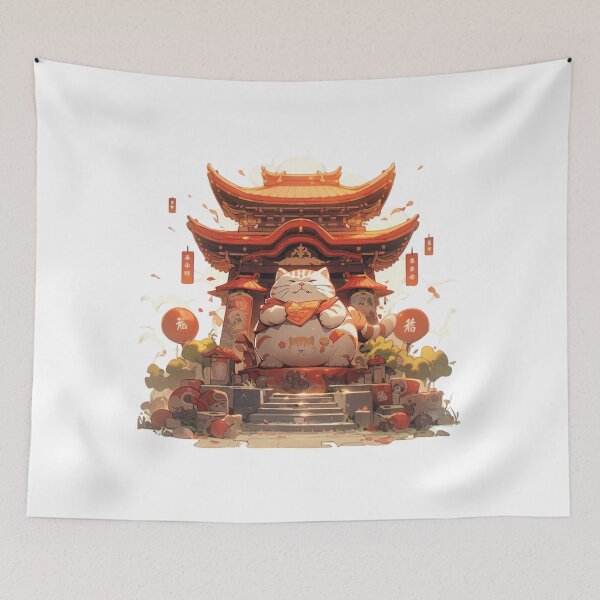 Item preview, LUCKY CAT japannese maneki neko designed and sold by kitidach-create.