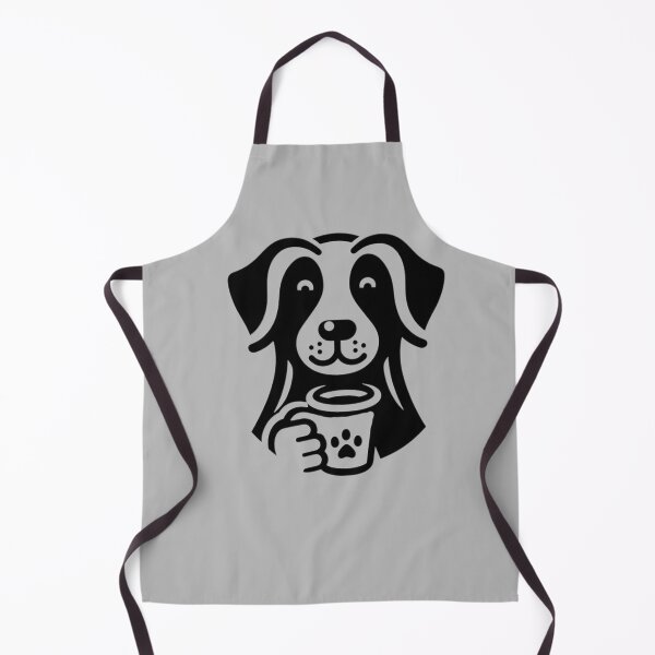 Item preview, Dog Icon Drinking Coffee  designed and sold by SnuggleSafari.