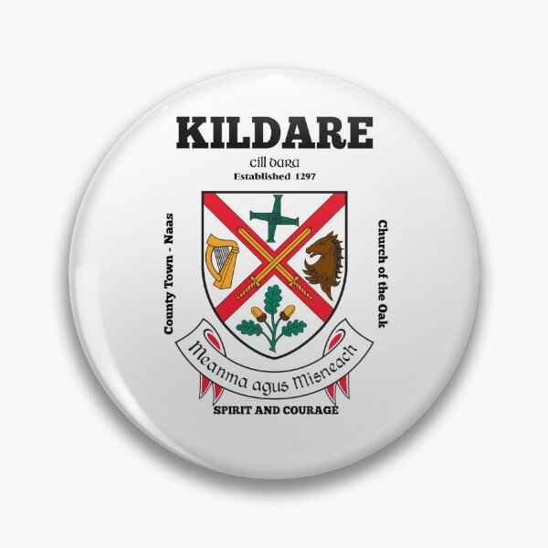 Item preview, Irish County Kildare Ireland Crest, Translation & More designed and sold by REAL IRISH GIFTS.