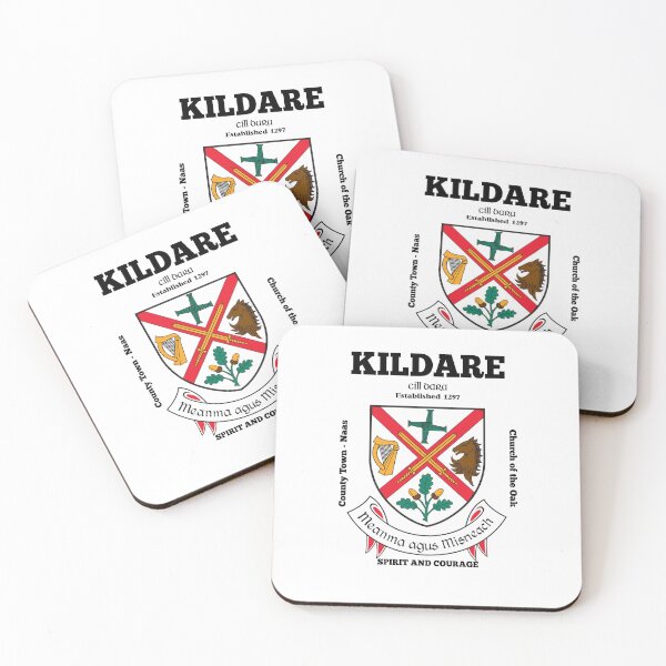 Item preview, Irish County Kildare Ireland Crest, Translation & More designed and sold by REAL IRISH GIFTS.