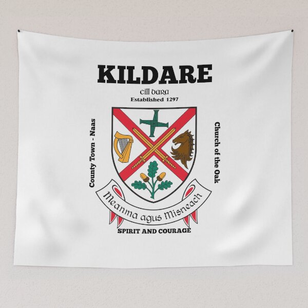 Item preview, Irish County Kildare Ireland Crest, Translation & More designed and sold by REAL IRISH GIFTS.