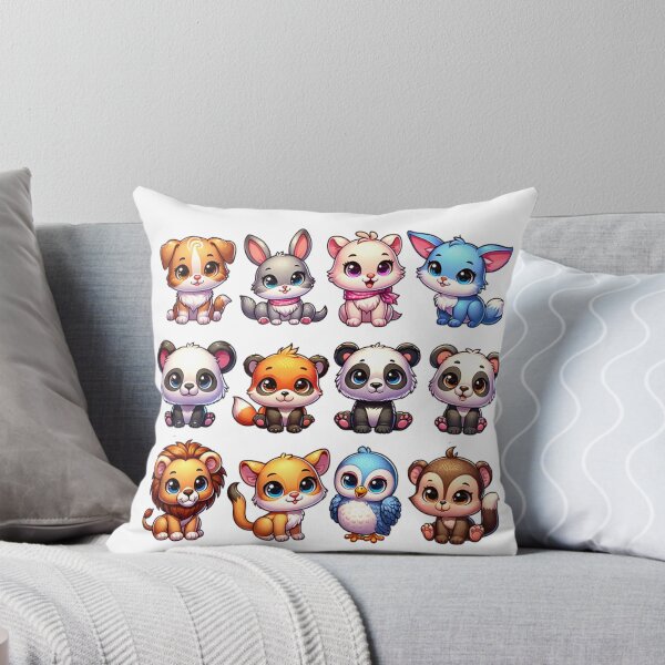 Item preview, cute animal sticker pack designed and sold by DigiHouse.