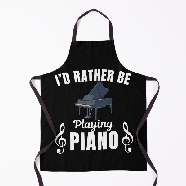 Item preview, I'd rather be playing the piano, funny piano musical instrument player saying designed and sold by NBSStore.