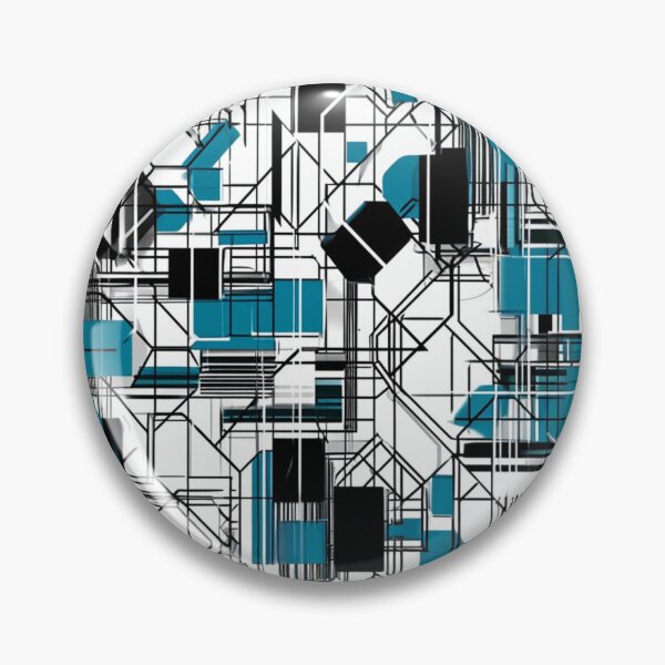 Artikelvorschau, Quantenkomplexität - Geometrisches Monochrom-Hellblau entworfen und verkauft von kaliguy17.