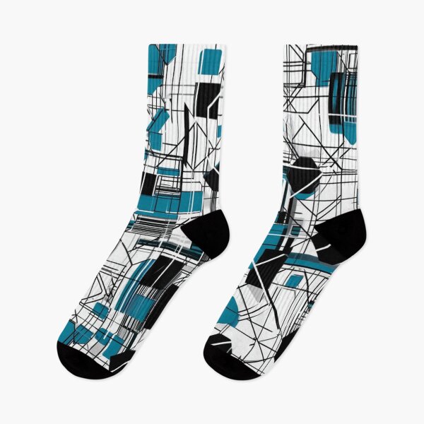 Item preview, Quantum Complexity - Geometric Monochrome Light Blue designed and sold by kaliguy17.