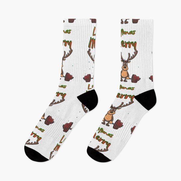 Item preview, Christmas fitness merry liftmas reindeer designed and sold by Mikusia.