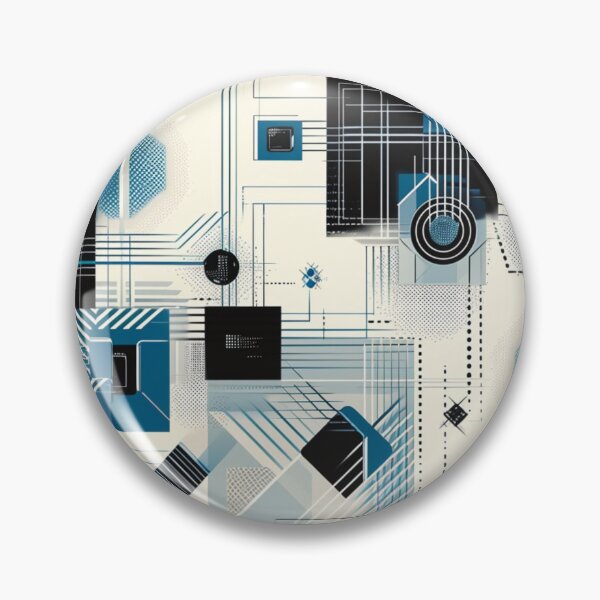 Artikelvorschau, Quantenkomplexität – Geometrische Monochrom-Silber-Edition entworfen und verkauft von kaliguy17.