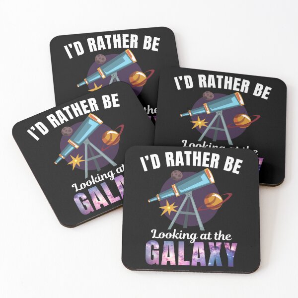 Item preview, I'd rather be looking at the galaxy, funny astronomer or astronomy lover saying designed and sold by NBSStore.