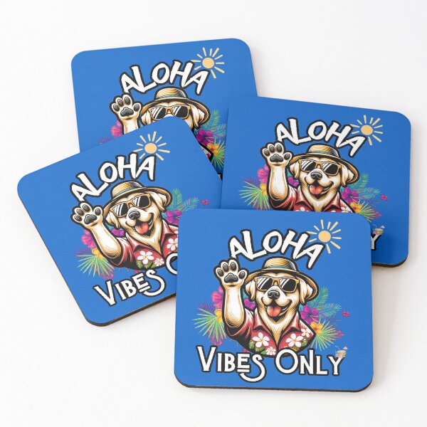 Item preview, Summer Labrador Retriever in Hawaiian Shirt | Tropical Aloha Vibes designed and sold by TheMostLikely.