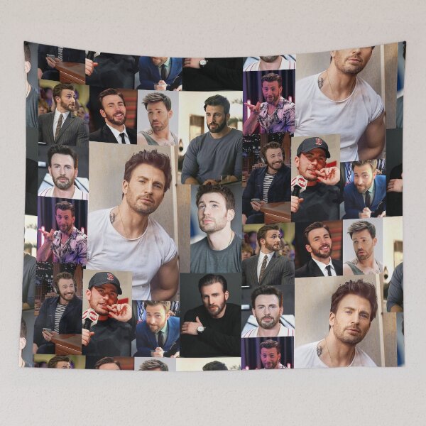 Item preview, Chris Evans Photo Collage designed and sold by Littlerosaa.