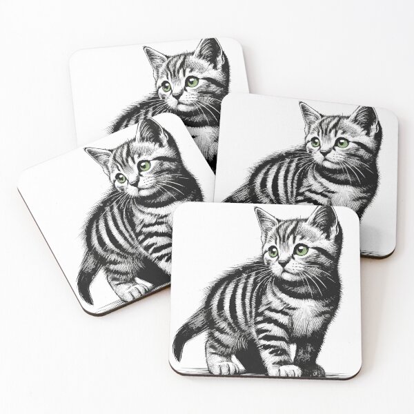 Artikelvorschau, Winziger Tiger - Whiskered Wonder Illustration entworfen und verkauft von Loveanddraw.
