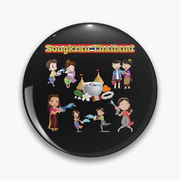 Item preview, Songkran tradition Cultural heritage of Thailand. designed and sold by Isadesignart.