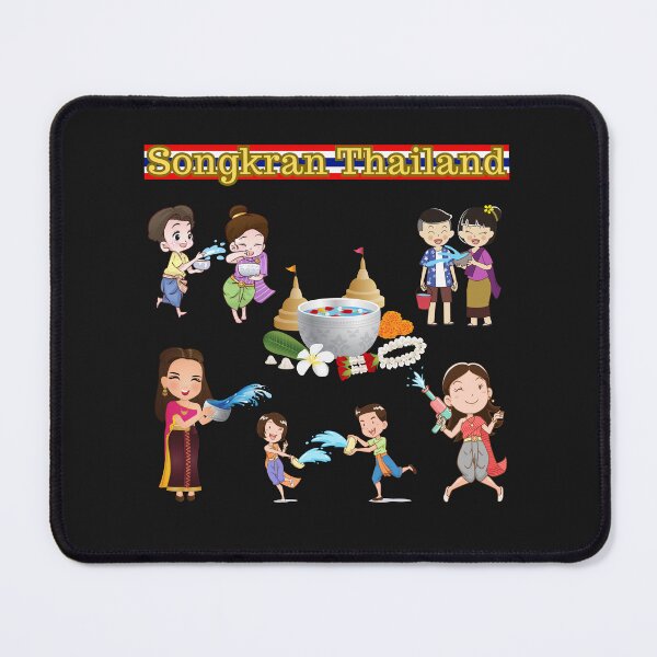 Item preview, Songkran tradition Cultural heritage of Thailand. designed and sold by Isadesignart.