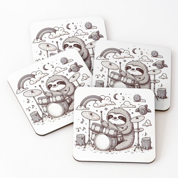 Item preview, #Music: Sloth Drummer designed and sold by USE-NAME.