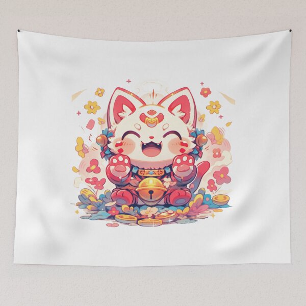 Item preview, LUCKY CAT japannese maneki neko designed and sold by kitidach-create.