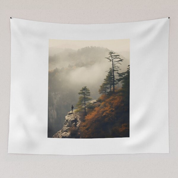 Item preview, Solitude in the Misty Mountains designed and sold by Shirtastically.