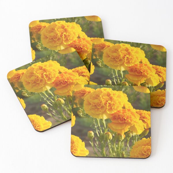 Item preview, Carnation Tile 004 - Ruffled Rainbows in Floral Clusters designed and sold by TheBrainArt.