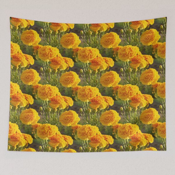 Item preview, Carnation Tile 004 - Ruffled Rainbows in Floral Clusters designed and sold by TheBrainArt.