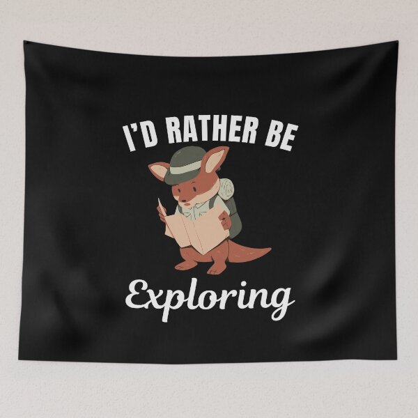 Item preview, I'd rather be exploring designed and sold by NBSStore.