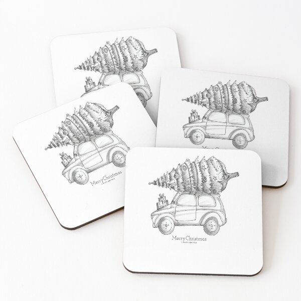 Item preview, merry christmas tree on car designed and sold by wafa80.