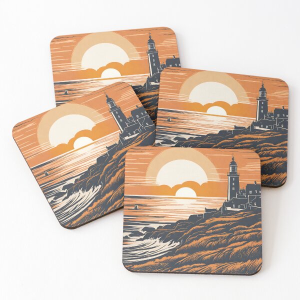 Item preview, Sunrise over the Bornholm Denmark Souvenir designed and sold by CyberArtistOne.