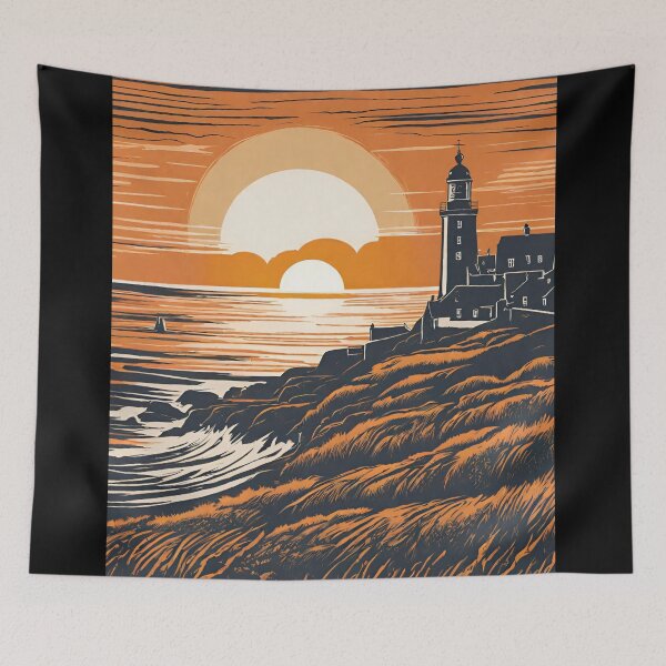 Item preview, Sunrise over the Bornholm Denmark Souvenir designed and sold by CyberArtistOne.