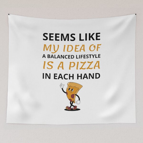 Item preview, Seems like my balanced life involve pizza designed and sold by Gilpro Designs.