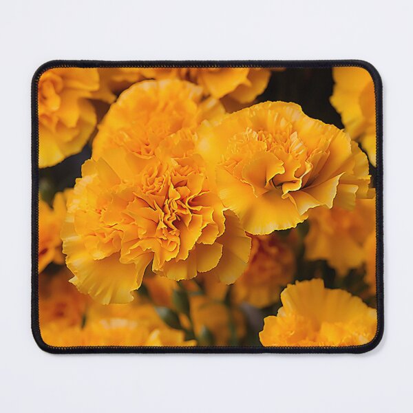 Item preview, Carnation Tile 005 - Ruffled Rainbows in Floral Clusters designed and sold by TheBrainArt.