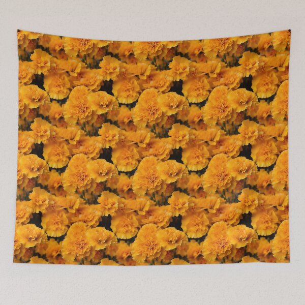 Item preview, Carnation Tile 005 - Ruffled Rainbows in Floral Clusters designed and sold by TheBrainArt.