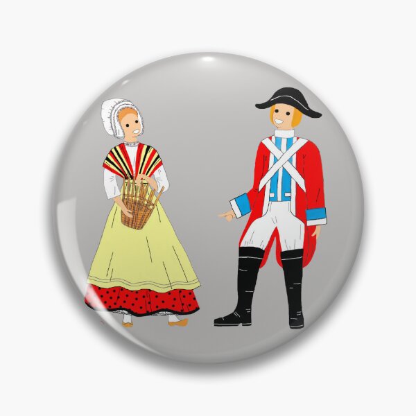 Item preview, Basket weaver and gent-at-arms, Île de France designed and sold by Catherine Debusne.