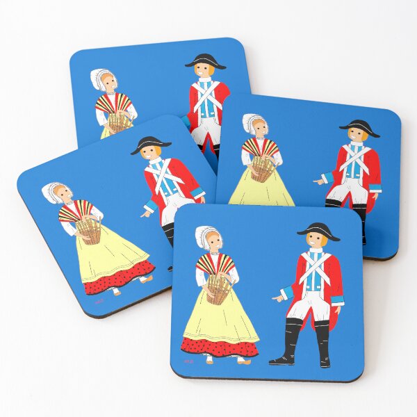 Item preview, Basket weaver and gent-at-arms, Île de France designed and sold by Catherine Debusne.