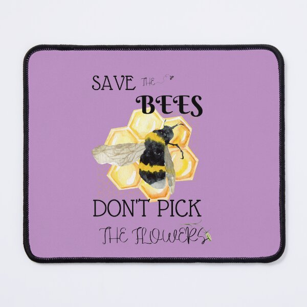 Item preview, save the bees, save the nature and flowers, flowers lover designed and sold by Anna Sacha.