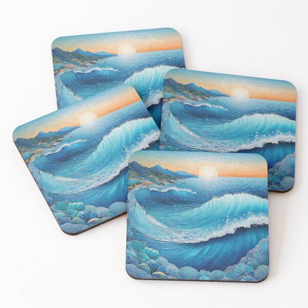 Item preview, Abstract Seascape "Fantasia Waters" designed and sold by Artekinium.