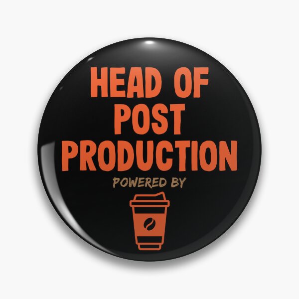 Item preview, Head of Post Production Powered by Coffee designed and sold by NermilioDesigns.