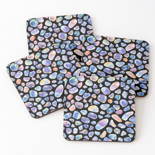 Item preview, Pattern of colorful opals designed and sold by CreativeSparkzz.