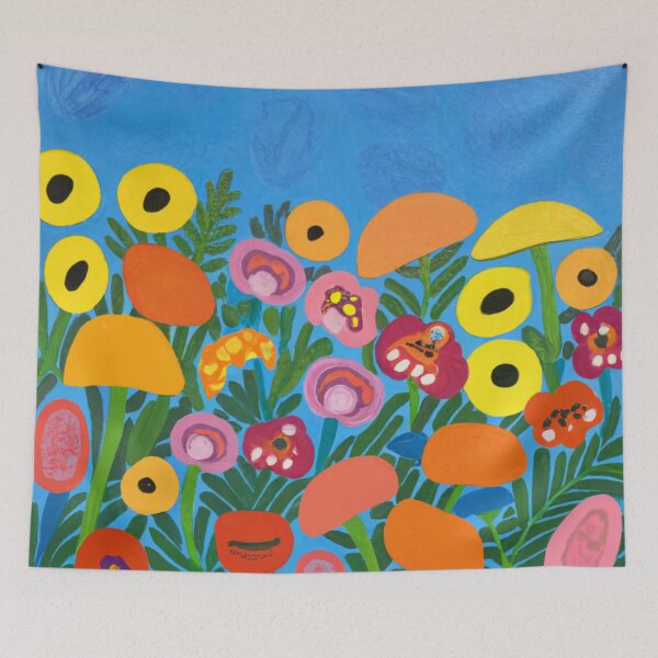 Item preview, Flower Market Echoing Matisse's Brushstrokes designed and sold by Tamas Das.