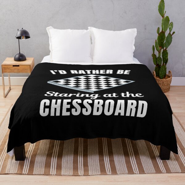 Item preview, I'd rather be starring at the chessboard, funny chess player saying designed and sold by NBSStore.