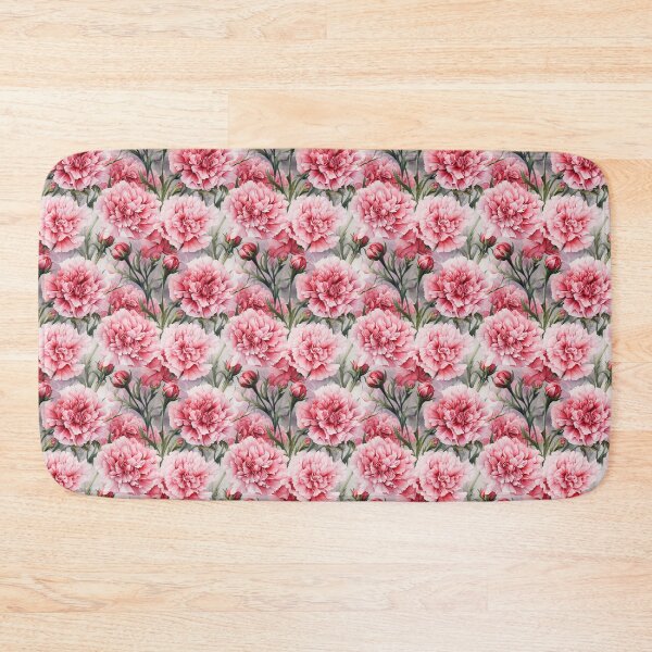 Item preview, Carnation Tile 008 - Ruffled Rainbows in Floral Clusters designed and sold by TheBrainArt.