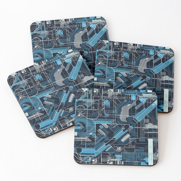Item preview, Quantum Complexity - Geometric Monochrome Caterpillar Edition designed and sold by kaliguy17.