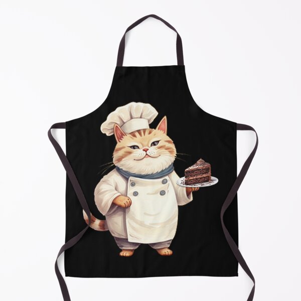 Item preview, Whiskered Confectioner: Chef Cat with Cake designed and sold by GAGO5.