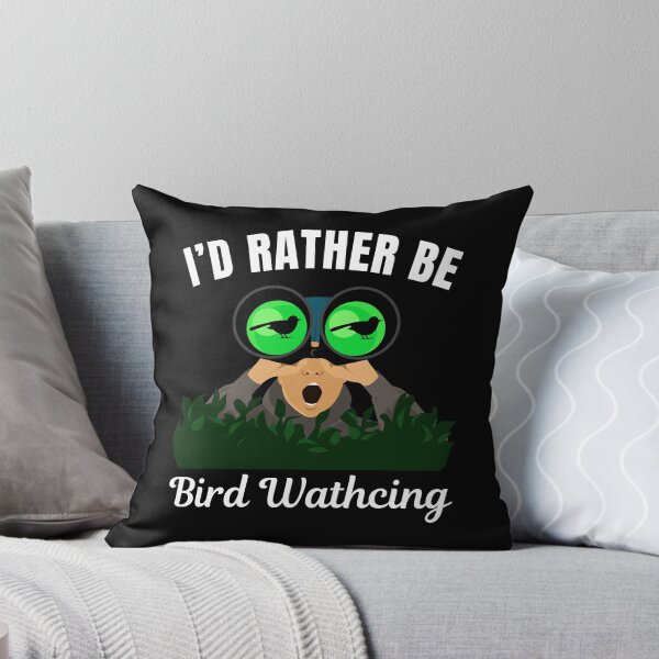 Item preview, I'd rather be bird watching, funny bird watcher saying designed and sold by NBSStore.