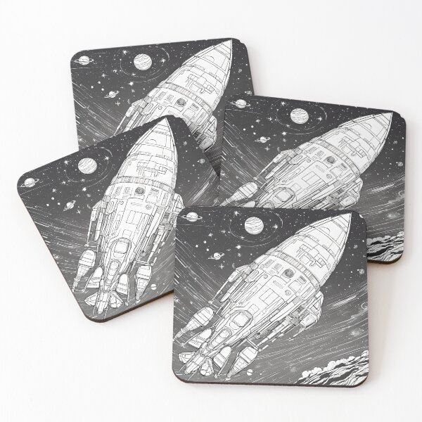 Item preview, Scifi rocket launch designed and sold by sahilfirdaus.